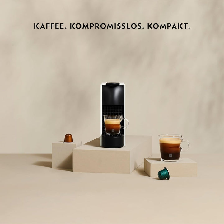 Aparat de cafea cu capsule Krups Nespresso Essenza Mini XN1108 | 19 bar | mod de economisire a energiei | 1260 W | 0.6 litri | 8.03 X 3.31 X 12.99 Cm|negru