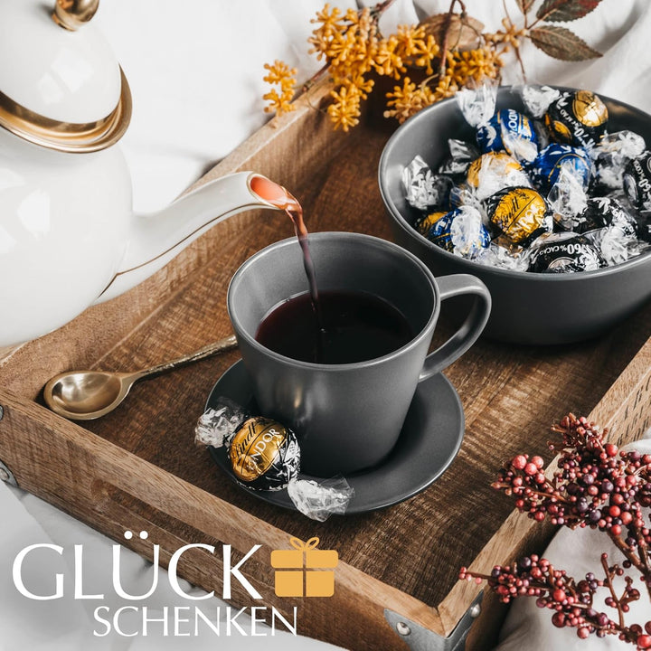 Lindt Schokolade LINDOR Kugeln 70% Kakao Extra Dunkel | 99 G Beutel | Feinherbe Schokolade Kugeln Mit Zartschmelzender Füllung | Pralinen-Geschenk | Schokoladen-Geschenk