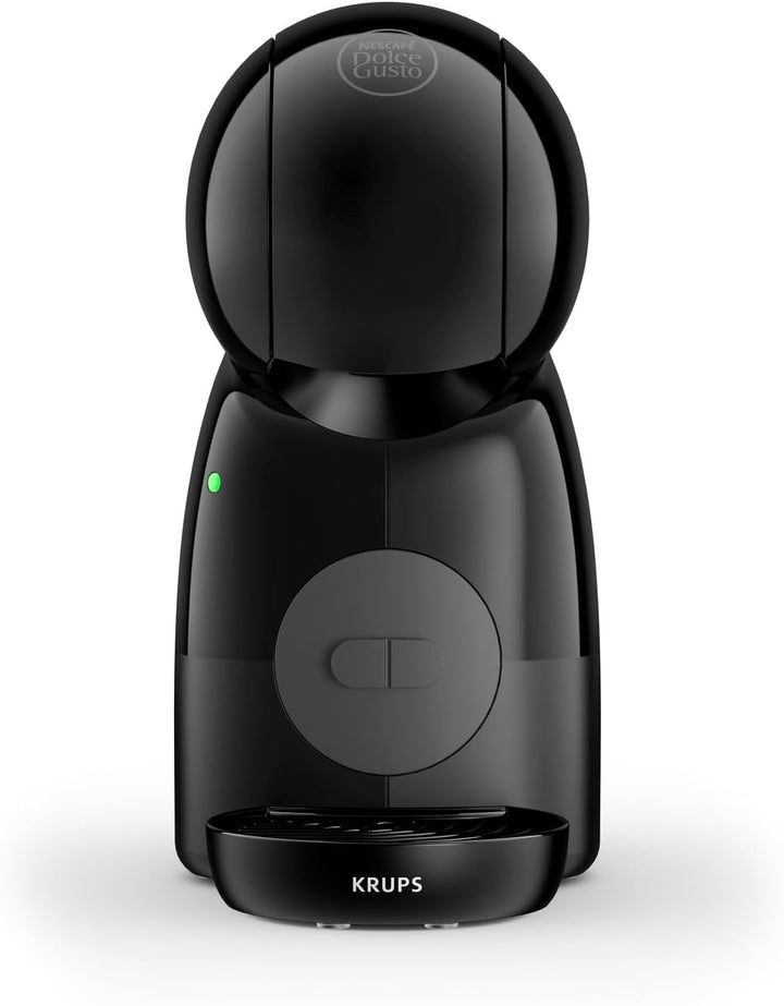 NESCAFÉ Dolce Gusto Piccolo XS by KRUPS, Aparat de cafea cu capsule, 15 bar, Rezervor de apă 0.8L, Mod de economisire a energiei, Se potrivește în orice bucătărie datorită amprentei reduse, Băuturi calde și reci, Antracit, KP1A3B
