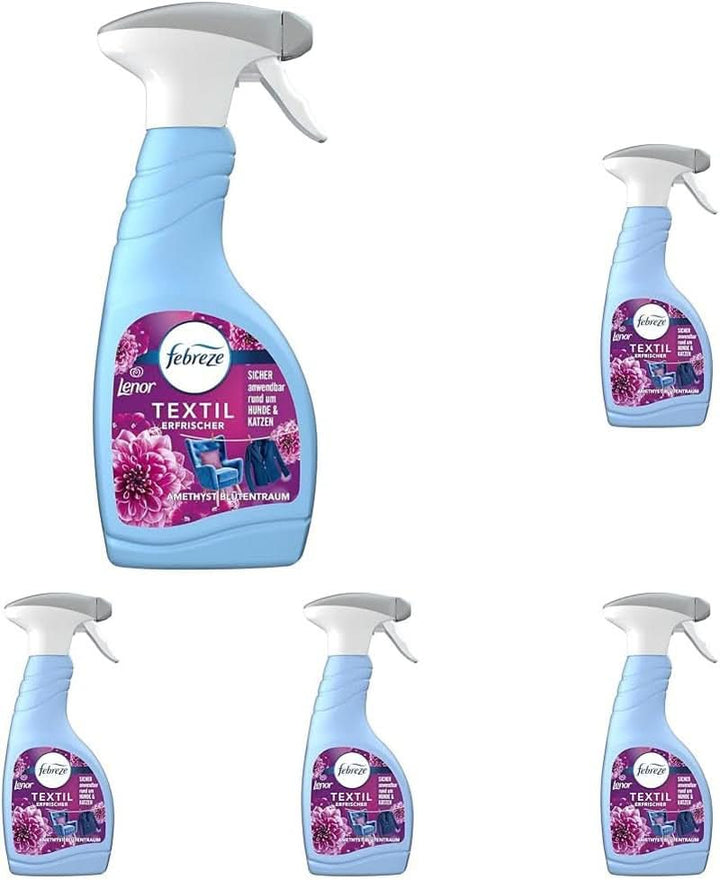 Febreze Detergent textil Lenor Amethyst Floral Dream, albastru, 500 ml