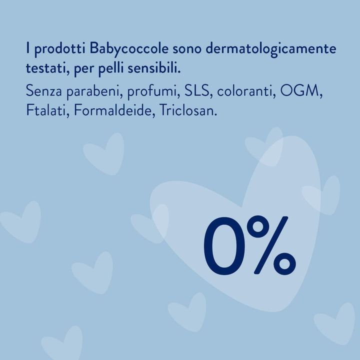 Babycoccole șampon de baie pentru bebeluși și copii, cu extracte de flori de lotus și ingrediente naturale, pentru piele sensibilă, 250 ml Copii - Baie si Skincare Naty Shop