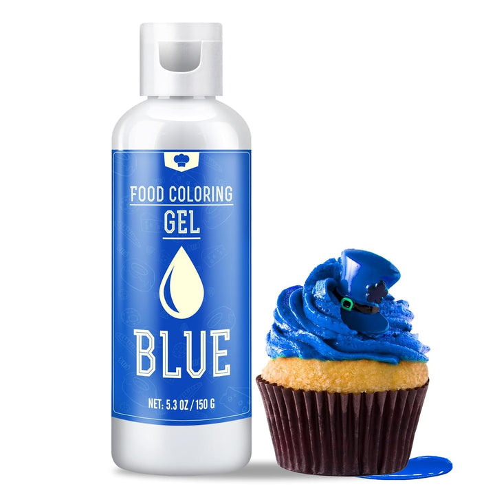 Lebensmittelfarbe Gel - 150G Konzentrierte Gel Lebensmittel Farben Zum Backen, Kuchen Dekorieren, Kekse Und Macaron - Zuckerfrei Food Coloring Für Getränken, Osterei, DIY Seifen Und Basteln (Weiß)