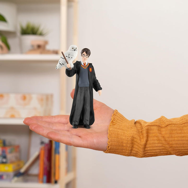 Schleich 42633 Harry Potter & Hedwig, De la 6 ani, HARRY POTTER - Figurină, 4 X 2.5 X 10 cm, Multicolor/Ocean Tides