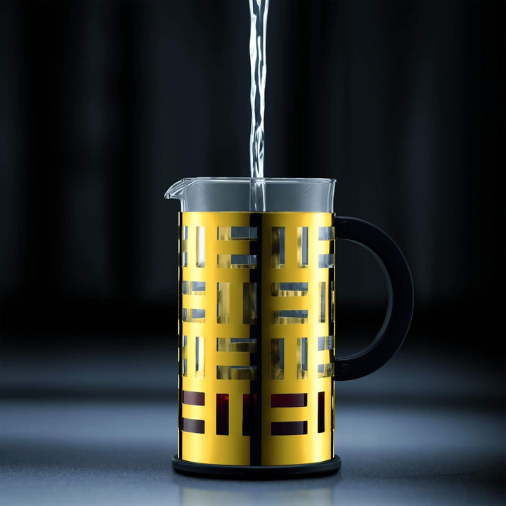 Bodum EILEEN Cafetieră (sistem French Press, filtru permanent din oțel inoxidabil, 1,0 litri) cupru, cupru