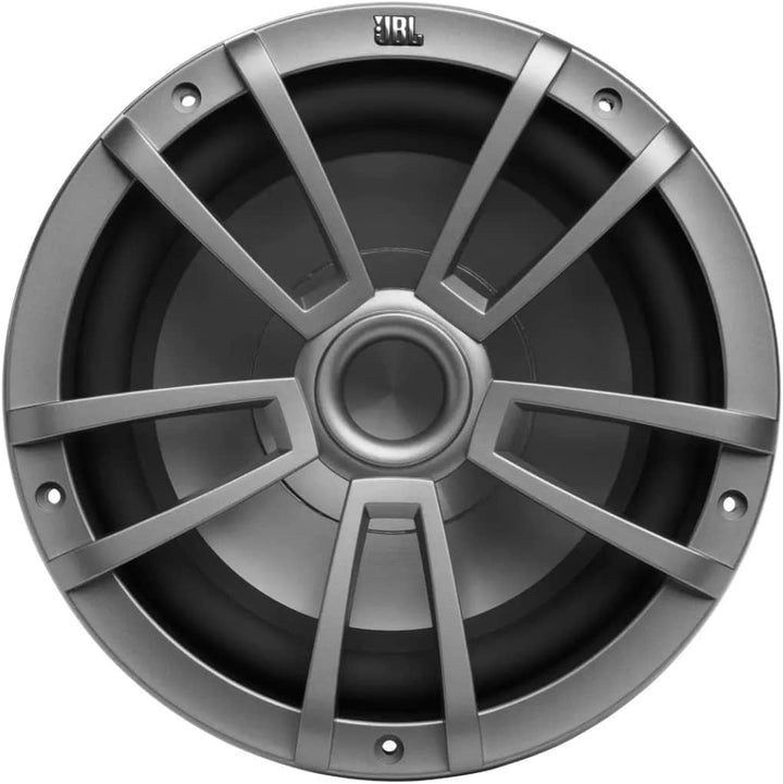 JBL Stage Marine Lautsprecher Wasserdicht 8" (200Mm) Subwoofer Grau - 375 Watt Starke Und Hoch-Seetaugliche Bootslautsprecher - UV Und Salzwasser Resistente Outdoor Einbaulautsprecher