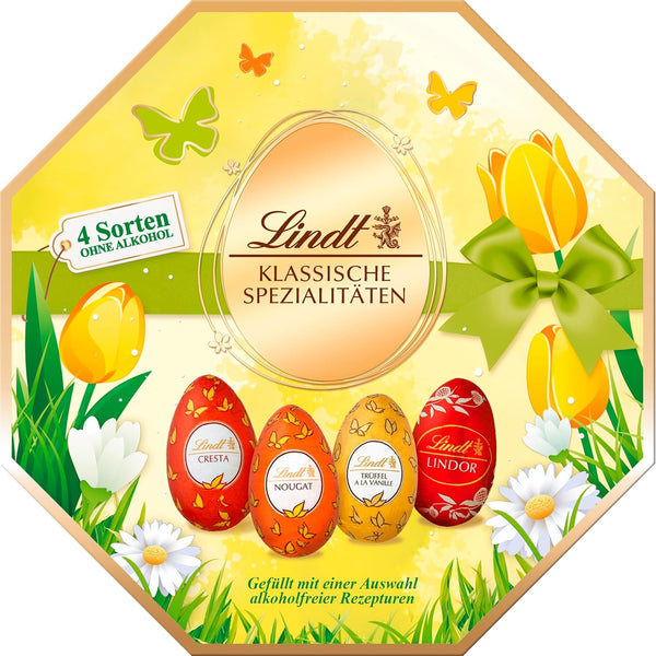 Lindt Schokolade Klassische Spezialitäten Kassette | 214 G | Oster Schokolade | Schokoladengeschenk | Ostereier | Schokoeier