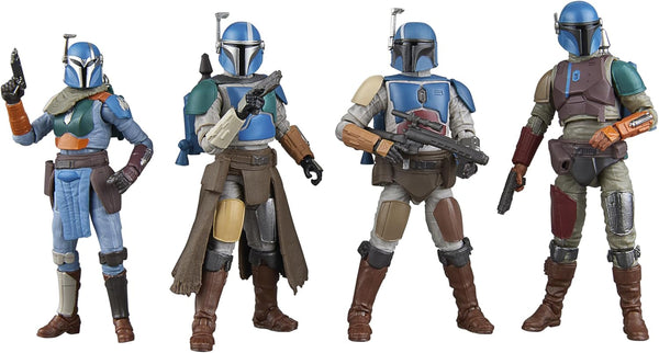 Star Wars Colecția Vintage Mandalorian Shriek-Hawk, 4-Pack Mandalorian, Scala 9.5 Cm