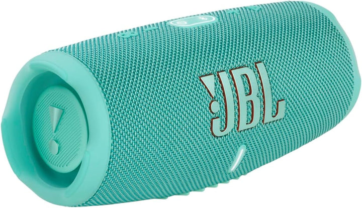 Difuzor Bluetooth JBL Charge 5 negru - Boombox portabil, rezistent la apă, cu power bank integrat - O încărcare a bateriei pentru până la 20 de ore de muzică fără fir