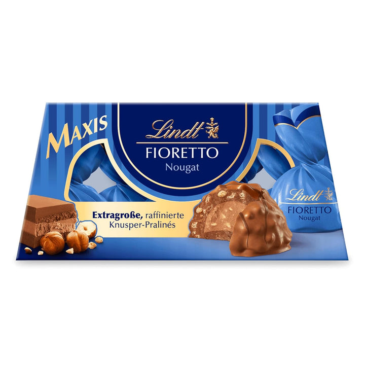 Lindt Schokolade FIORETTO Maxi Zabaione | 138G Geschenkbox | 6 Vollmilch Pralinen, Zabione-Trüffel-Füllung Umhüllt Von Knusprigem Crisp, Alkoholhaltig | Pralinengeschenk | Schokoladengeschenk