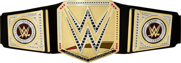 Mattel Mattel WWE Championship Belt, Undisputed WWE Universal Championship Role Play And Costume, Aprox. 100 Cm Lungă Faux Leather Belt With Unique Fitting, HYJ35