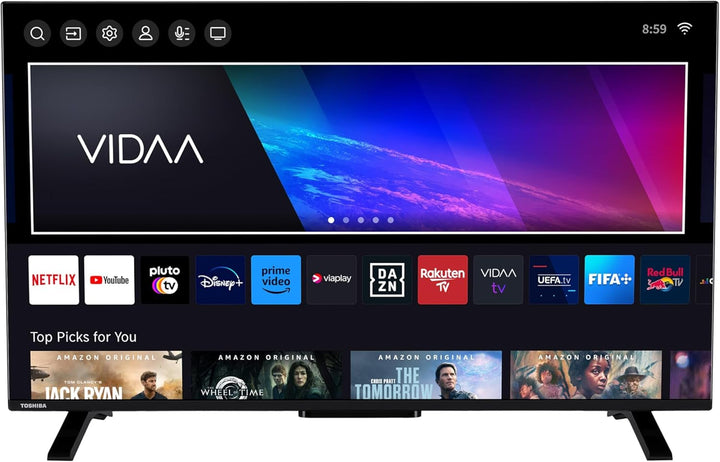 Toshiba 32LV3E63DAZ 32 Zoll Fernseher/Vidaa Smart TV (Full HD, HDR, Triple-Tuner, Bluetooth, Dolby Audio)