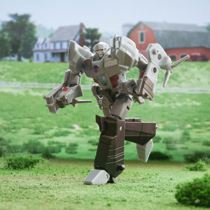 Jucărie Transformers Earthspark Deluxe Class Megatron, figurină de acțiune înaltă de 12,5 cm, jucărie robot pentru copii cu vârsta peste 6 ani