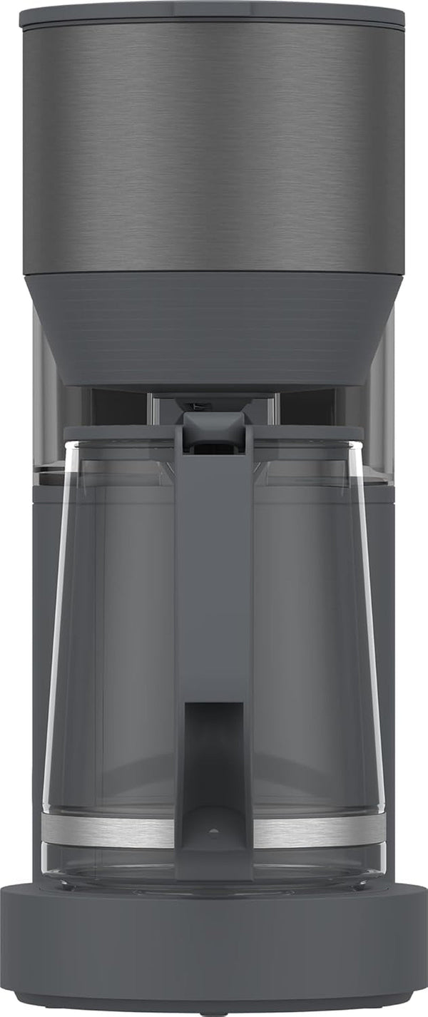 GRUNDIG KM 7340 Cafetieră cu filtru, putere 1.150 W, funcție de oprire a picurării, funcție de aromă, oprire automată, filtru permanent, 1,25 litri, ulcior din sticlă cu 10 cești, Inox închis