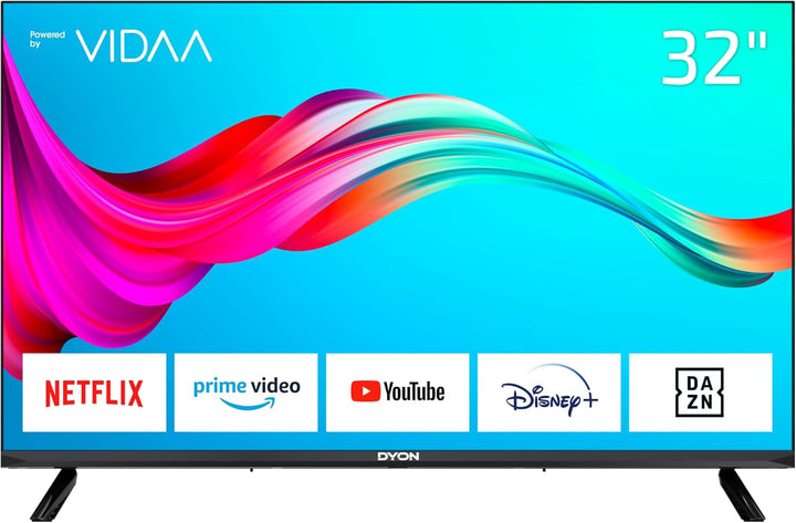 DYON Smart 43 VX 108 Cm (43 Zoll) Fernseher (Full-Hd Smart TV, HD Triple Tuner (DVB-C/-S2/-T2), App Store, Prime Video, Netflix, Youtube, DAZN, Disney+) [Mod. 2022], Schwarz