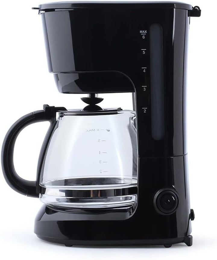 Livoo - Cafetieră electrică - 750 ml, 600 W, funcție de menținere la cald, carafă din sticlă