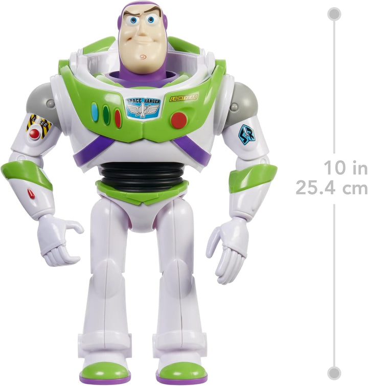 Mattel Big Disney Pixar Buzz Lightyear Action Figure, Aprox. 31 cm, Super Movable, Detailed Collectible Figure From The Toy Story Space Movie, Ages 3+ HFY27