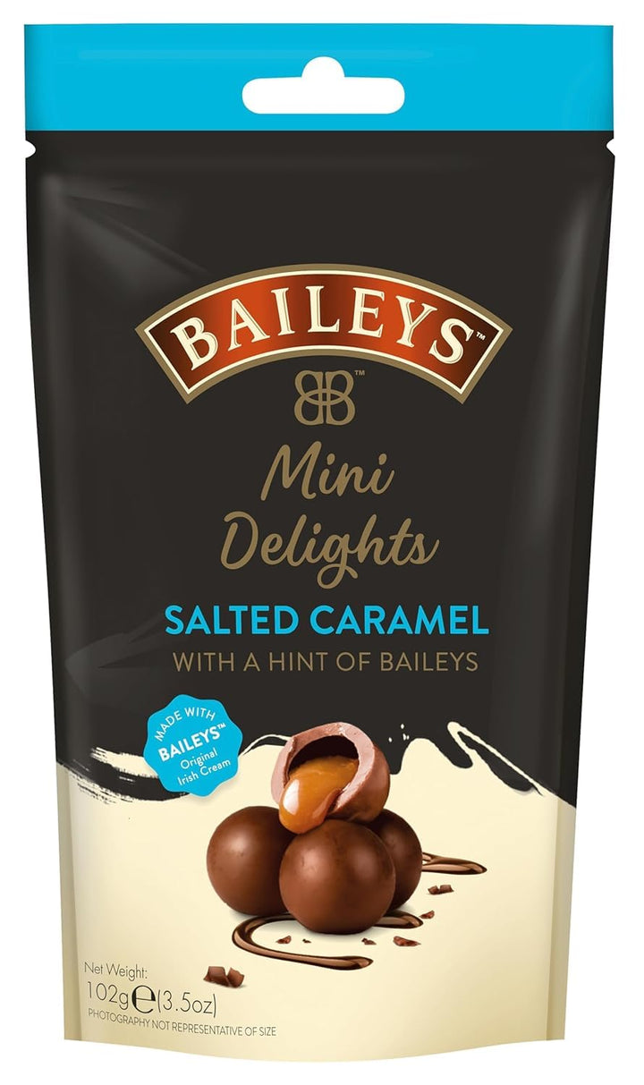 Baileys Chocolate Mini Delights Strawberries & Cream | 1 X 102 G | Zartschmelzende Mini-Pralinen | Pralinen Geschenk | Gefüllt Mit Baileys Likör