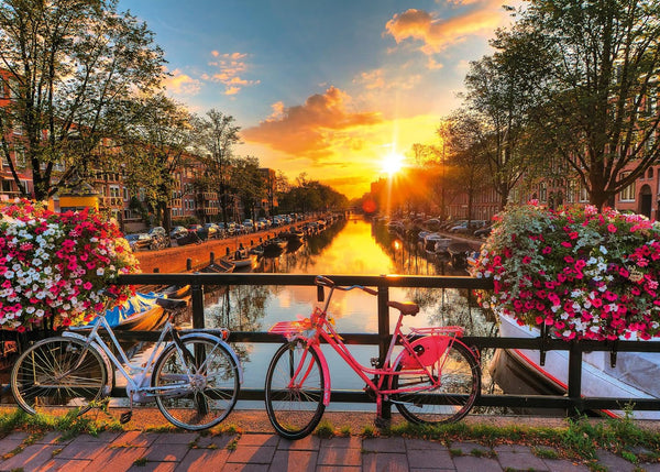 Ravensburger Puzzle 12000662 1000 piese Biciclete în Amsterdam - Puzzle colorat pentru adulți și copii în calitatea Ravensburger dovedită