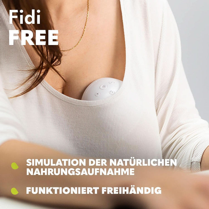 LIONELO Fidi Free Elektrische Milchpumpe 2 Arbeitsmodus Massagemodus 5 Intensitätsstufen 3 Verschiedene Größe Der Trichter Kapazität Von 150 Ml Energiesparend Leiser Betrieb Timer