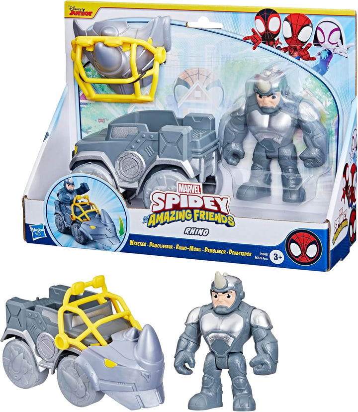 Set de jucării Marvel Spidey And His Super Friends Rhino-Mobile Action figures Naty Shop