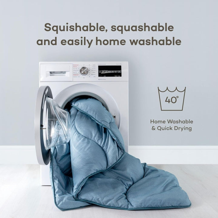 Night Lark Coverless Duvet Super King 6 Tog Spring Summer - Abstract Waves. Cuvertură super moale, confortabilă și ușoară. Se spală la mașină și se usucă rapid, toate într-un set de fețe de pernă reversibile