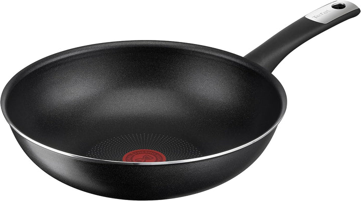 Tefal Hard Titanium Essential Bratpfanne 28 Cm, Antihaftversiegelung, Thermo-Signal Bei Idealer Brattemperatur, Spülmaschinengeeignet , Nicht Induktionsgeeignet, Made in France, C38806