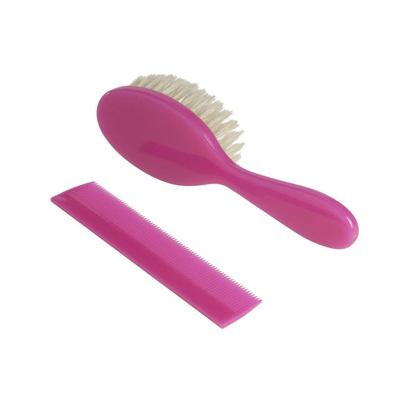 dBb-Remond 315008 Perie și pieptene din plastic Roz Transparent Copii - Baie si Skincare Naty Shop Titlu implicit