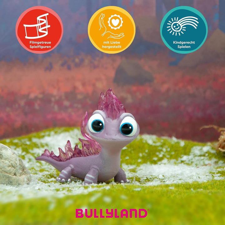 Bullyland 13515 - Figurină Salamander Bruni din Walt Disney The Ice Queen, aprox. 7,2 cm, fidelă detaliilor, ideală ca mic cadou pentru copii de la 3 ani în sus