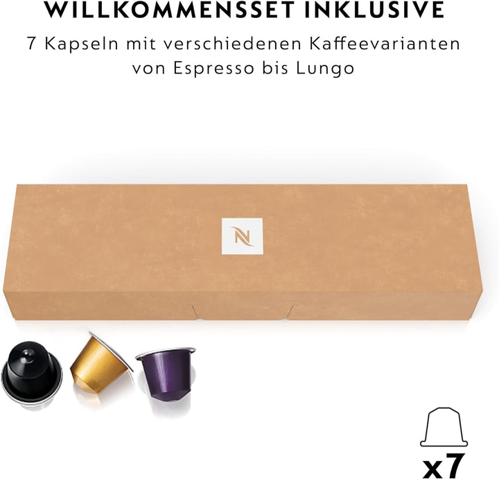 Aparat de cafea cu capsule Krups Nespresso Essenza Mini XN1108 | 19 bar | mod de economisire a energiei | 1260 W | 0.6 litri | 8.03 X 3.31 X 12.99 Cm|negru