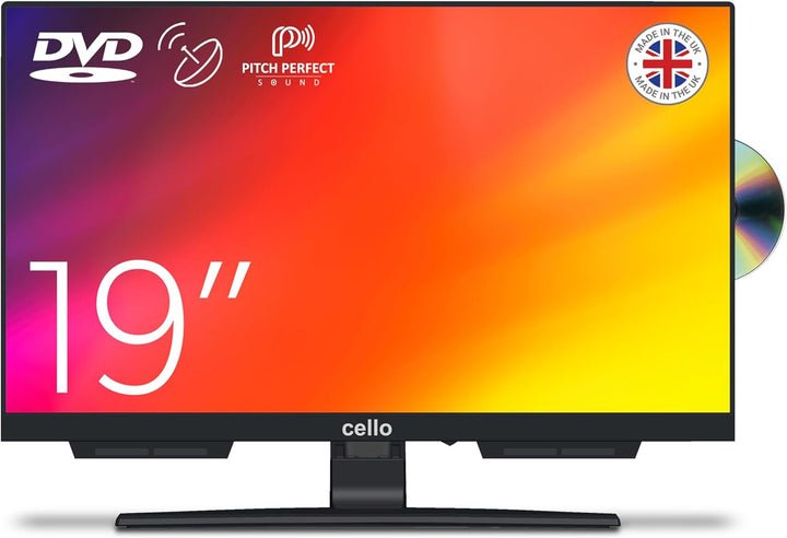 Cello C2224WSH 22" Zoll Full HD SMART Rahmenloser TV Triple Tuner (DVB-C/-S2/-T2) Bluetooth Webos by LG Pitch Perfect Lautsprecher Disney+ Netflix Kleine Räume [2024]