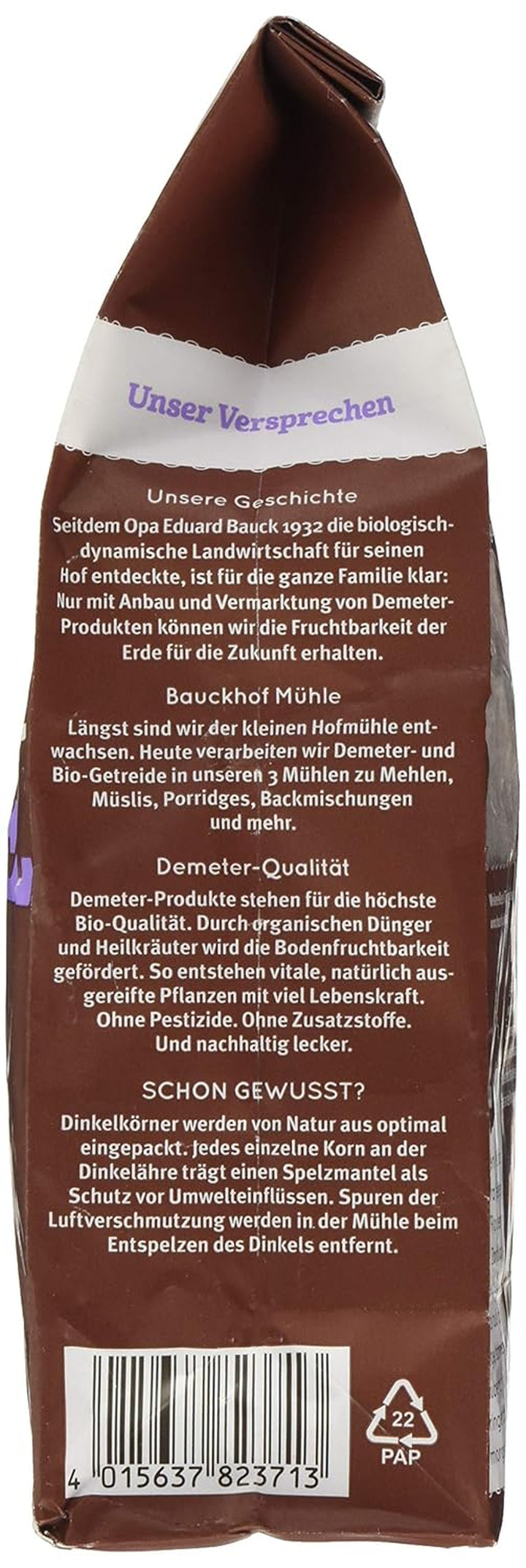 Bauck HOF Dinkelmüsli Schokozart, 425G (1Er Pack)