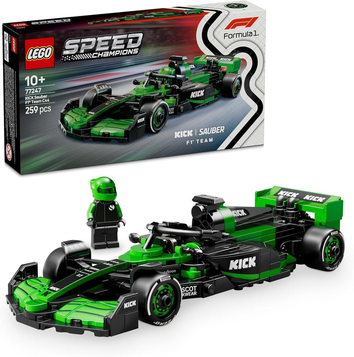 LEGO Speed Champions Mercedes-Amg F1 W15 Race Car - Jucărie cu minifigurină Formula 1 - Model de mașină de colecționat și construit - Cadou pentru băieți și fete 10+ sau fani adulți 77244