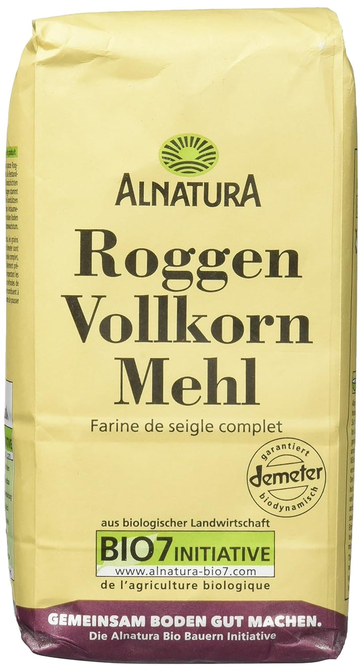 Bio Mehl Roggen-Vollkorn, 1 Kg