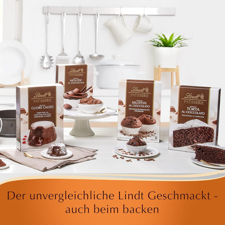 Lindt & Sprüngli Feines Backen Kuchenmischung, Backmischung, 8 Portionen, Lactosefrei, 400 G