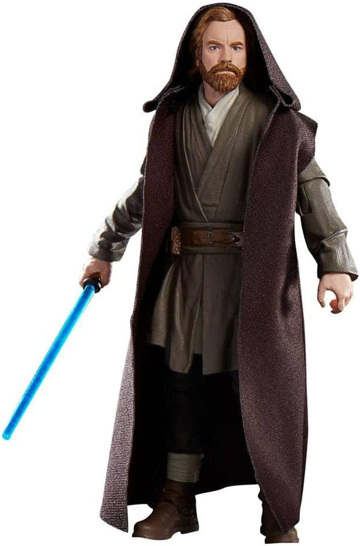 Star Wars Hasbro Star WarSeria neagră Obi-Wan Kenobi (Jabiim), 15 Cm Figura de acțiune mare Obi-Wan Kenobi, Multi, F7098