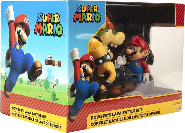 Nintendo Super Mario Bowser 18Cm Vs. Mario Set de figuri (Valul 1)