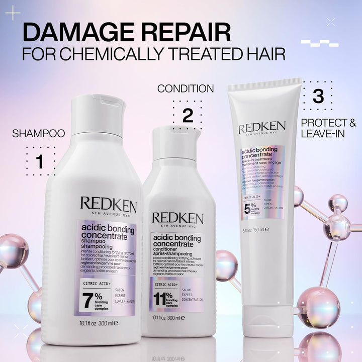 Redken Pflegendes Haarshampoo Mit Intensivem Schutz Vor Farbverlust, Konzentrierte All-In-One Formel, Acidic Bonding Concentrate Shampoo