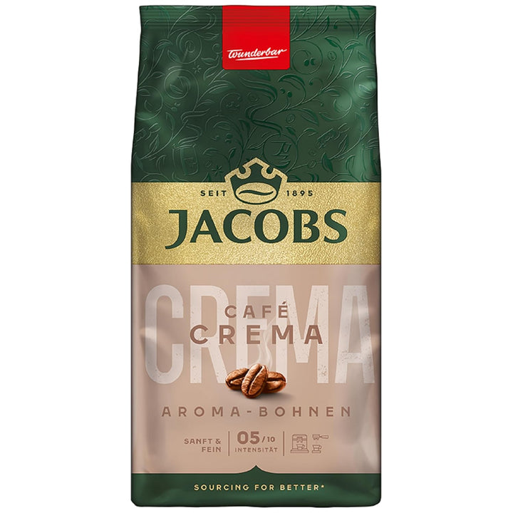 Jacobs Krönung Aroma Bohnen Classic 500G – Volles Aroma, Nussig, Zitrusnote, Arabica & Robusta Bohnen, Intensität 6/10, Ideal Für Klassischen Kaffee