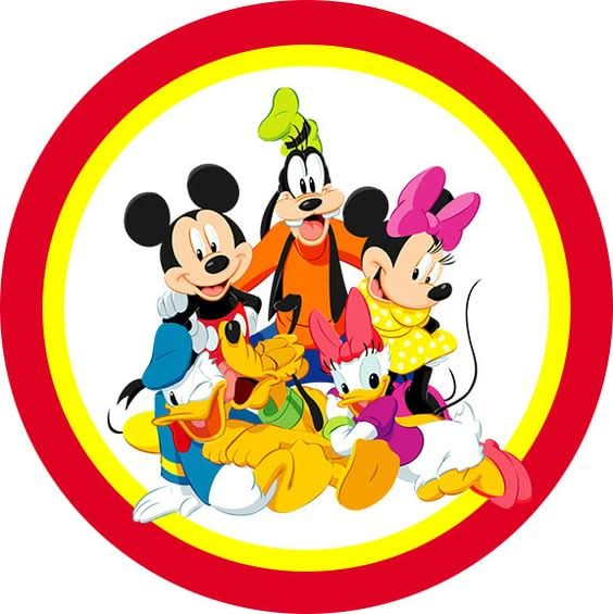 Imagine comestibila, vafa, format A4, Mickey Mouse Club - Nati Shop