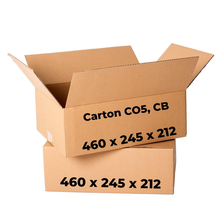 Set 20 cutii carton CO5, CB, 460 x 245 x 212 - Nati Shop